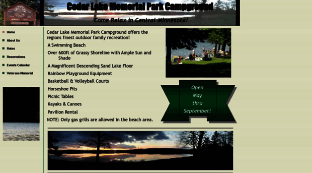 cedarlakecampground.com