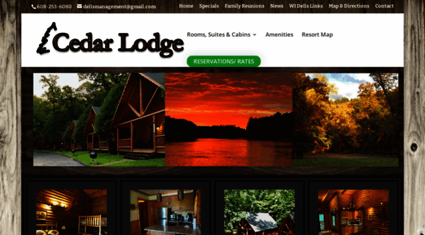 cedarlodgedells.com