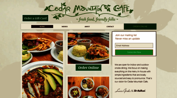 cedarmountaincafe.com