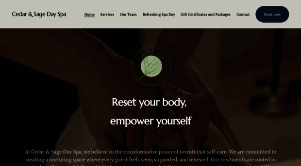 cedarsagespa.com