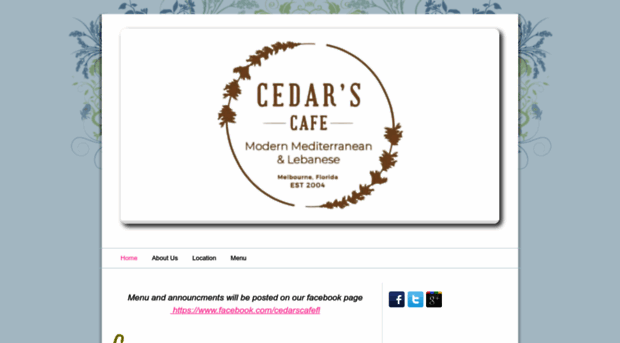 cedarscafe.com