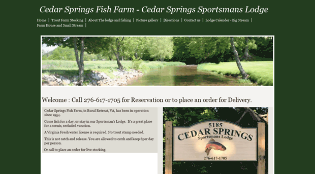 cedarspringstrout.com