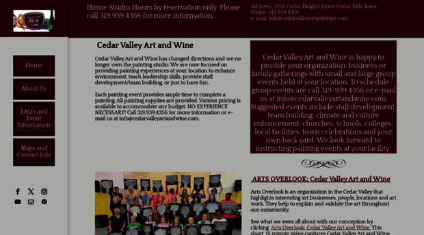 cedarvalleyartandwine.com