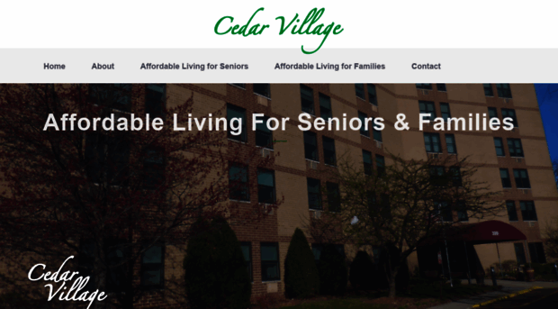 cedarvillagehousing.com