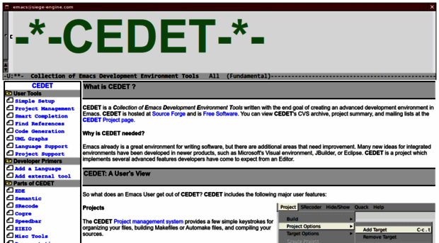 cedet.sourceforge.net