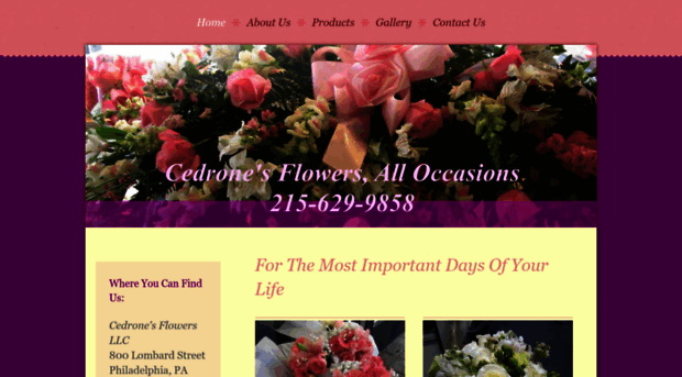 cedronesflowers.com