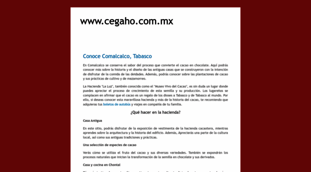 cegaho.com.mx