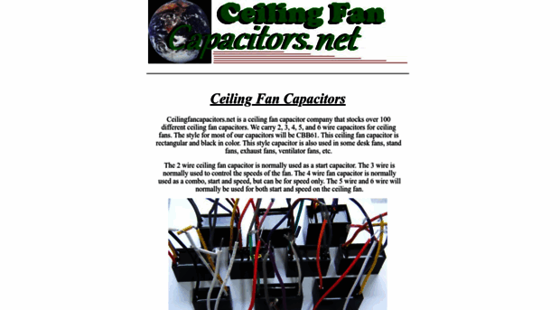 ceilingfancapacitor.net