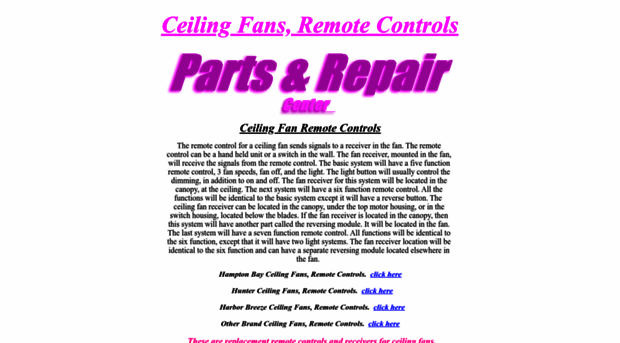 ceilingfanremotecontrols.com