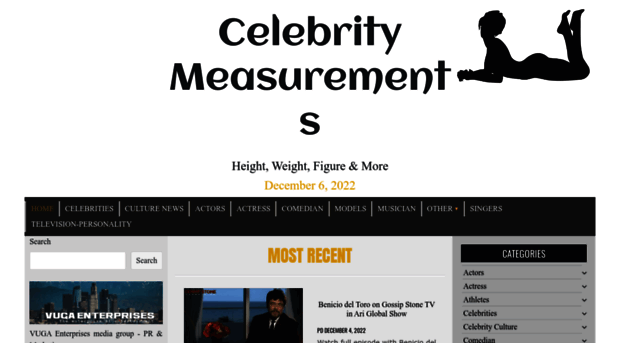 celebritiesmeasurements.com