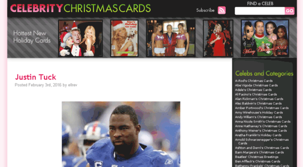 celebritychristmascards.com