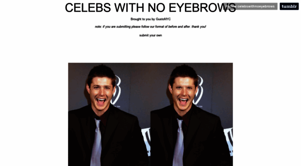 celebswithnoeyebrows.com