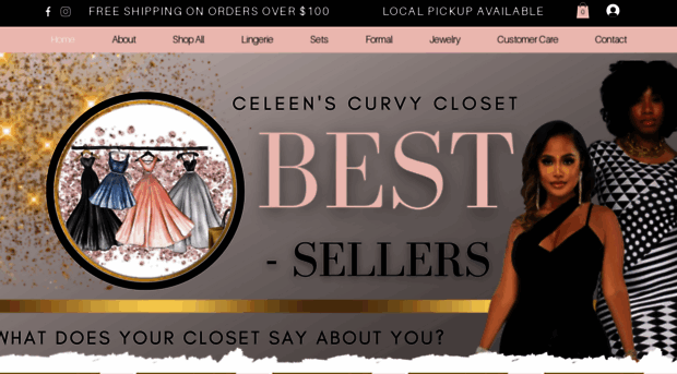 celeenscurvycloset.com