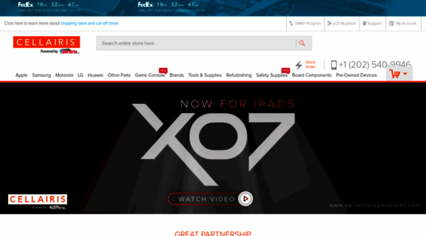 cellairisrepairparts.com