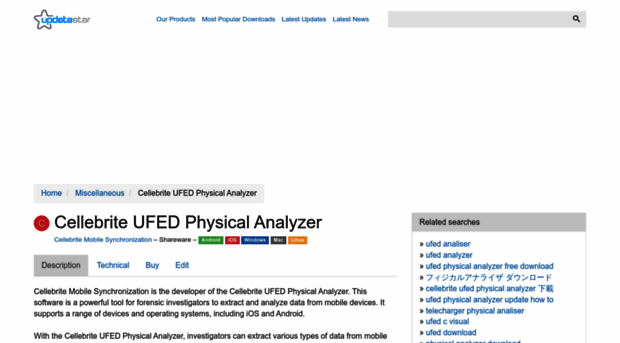 cellebrite-ufed-physical-analyzer.updatestar.com