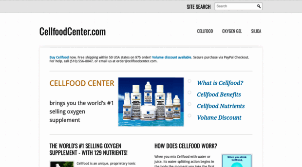 cellfoodcenter.com