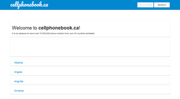 cellphonebook.ca