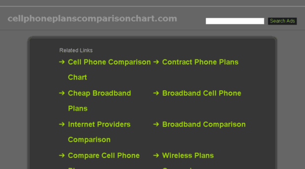 cellphoneplanscomparisonchart.com