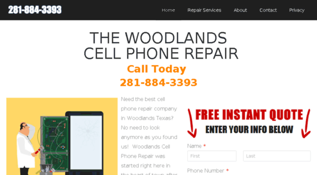 cellphonerepairthewoodlandstx.com