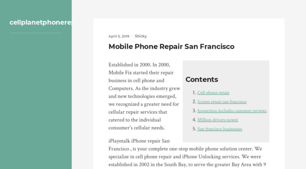 cellplanetphonerepairs.com
