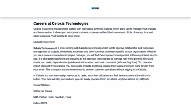 celoxis-technologies.workable.com