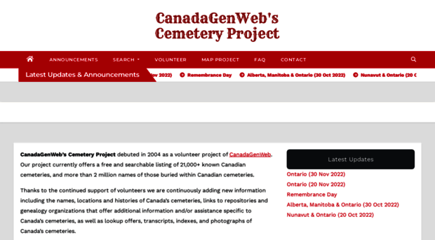 cemetery.canadagenweb.org