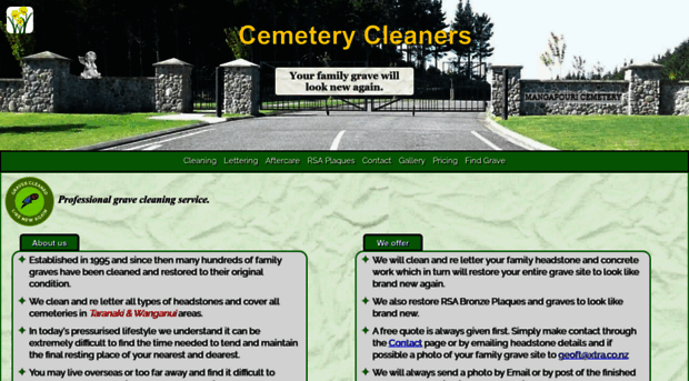 cemeterycleaners.co.nz