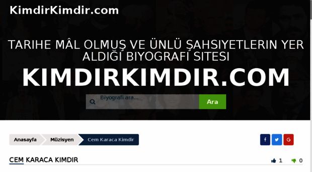 cemkaraca.kimdirkimdir.com