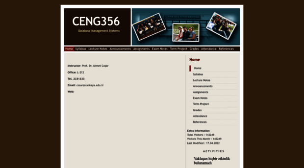 ceng356.cankaya.edu.tr