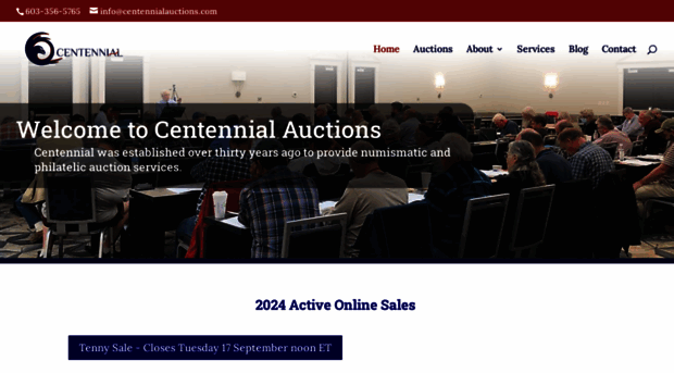 centennialauctions.com