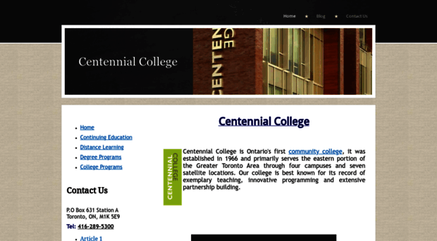 centennialcollege.yolasite.com