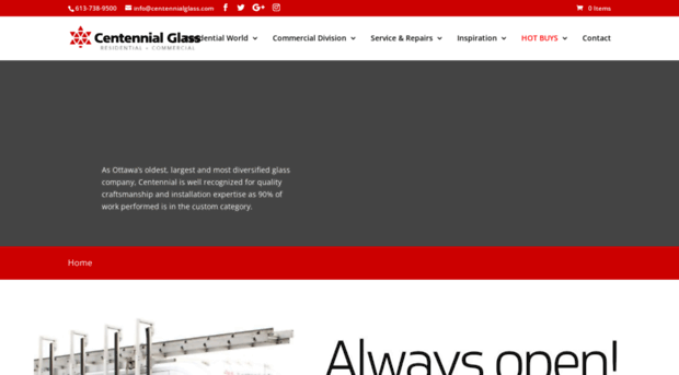 centennialglass.com