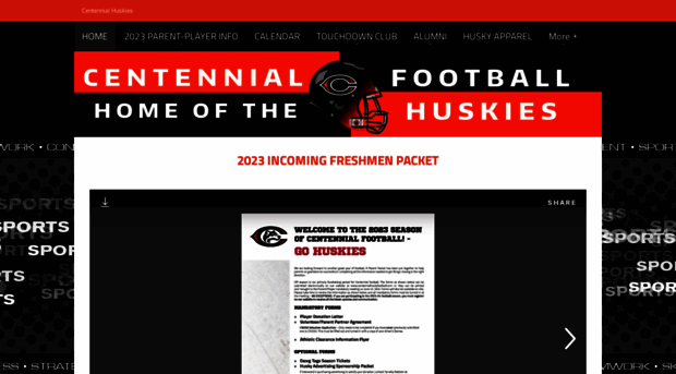 centennialhuskyfootball.com