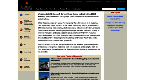 center-on-instruction.org