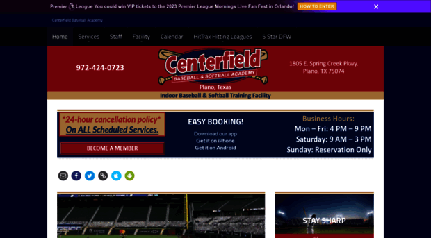 centerfieldacademy.com