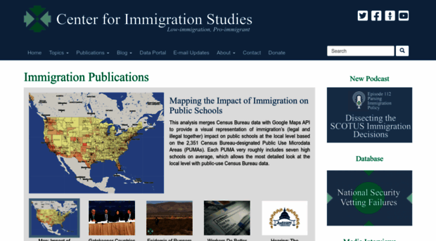 centerforimmigrationstudies.info