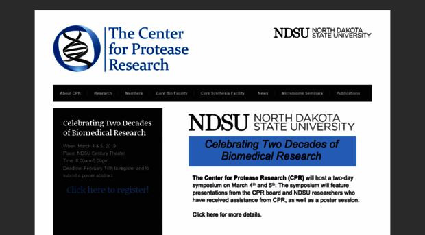 centerforproteaseresearch.org