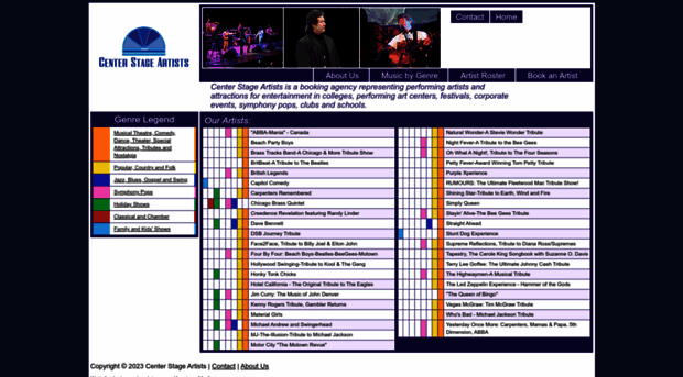 centerstageartists.com