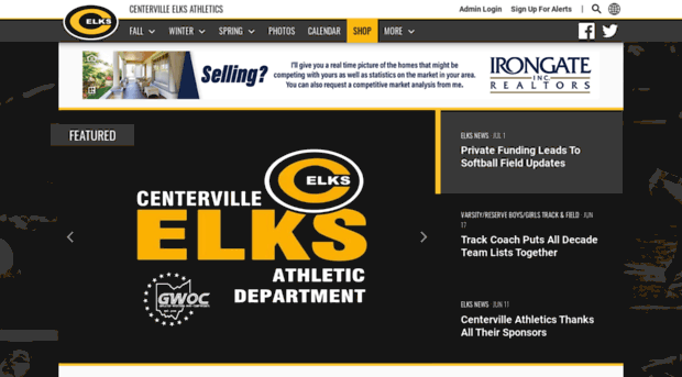 centervilleelkathletics.com