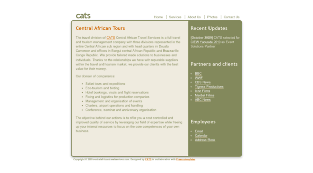 centralafricantours.com