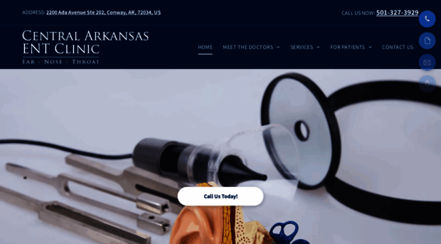 centralarkansasentclinic.com