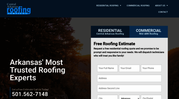 centralarkansasroofing.com