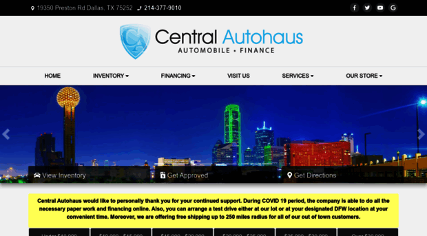 centralautohaus.com