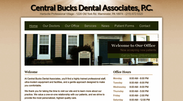 centralbucksdentalassociates.com