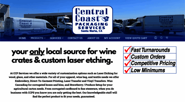 centralcoastpackaging.com