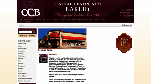 centralcontinentalbakery.com