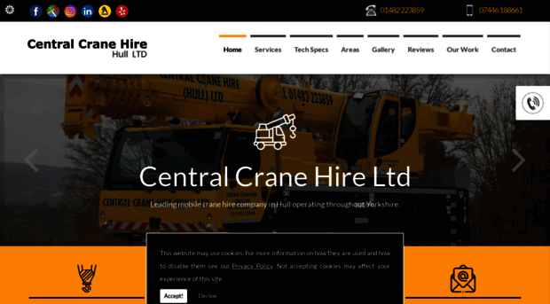 centralcranehirehull.co.uk