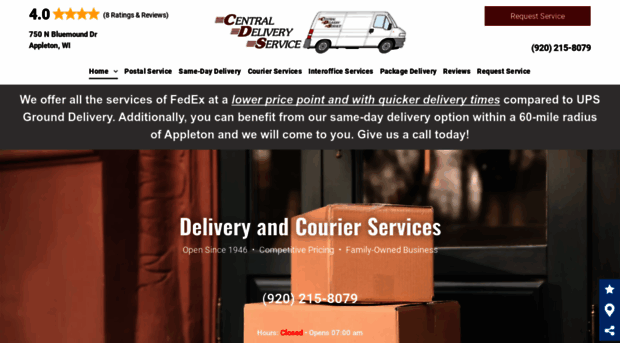 centraldeliveryinc.com