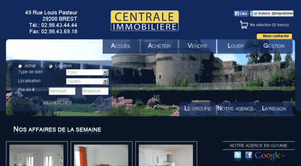 centraleimmobiliere-brest.fr