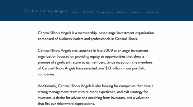 centralillinoisangels.com